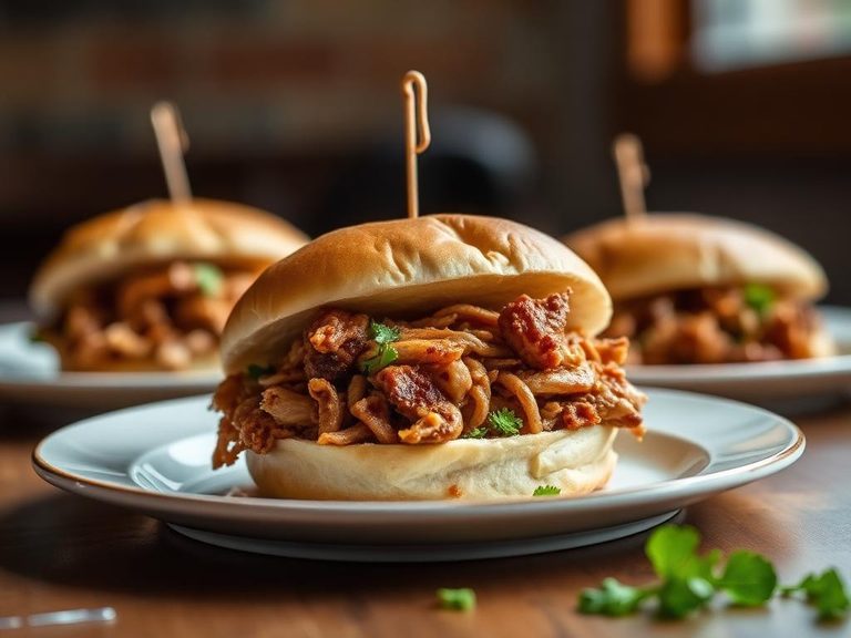 Pulled Chicken Sandwiches