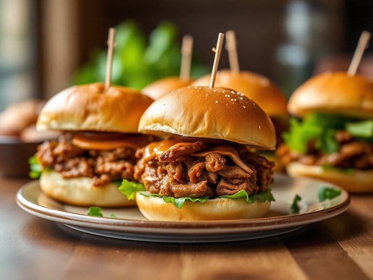 Pulled pork sliders