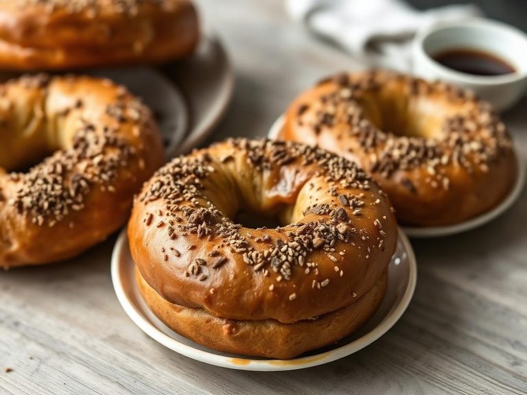Pumpernickel bagels