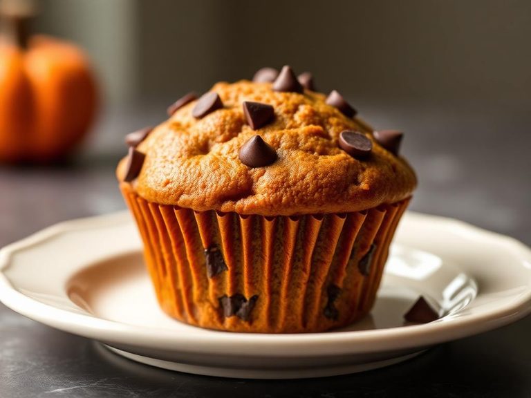 Pumpkin Chocolate Chip Muffin