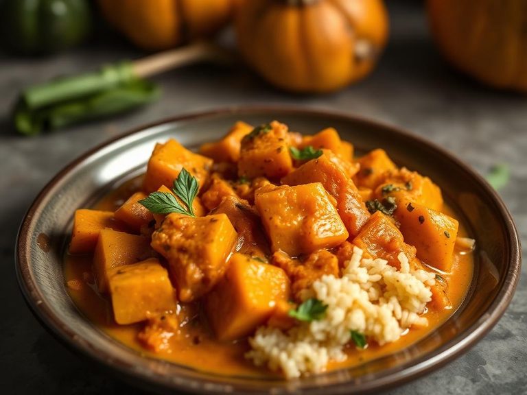 Pumpkin curry