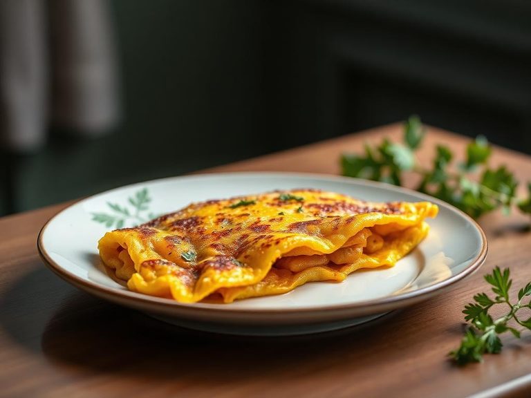 Pumpkin Flower Omelette
