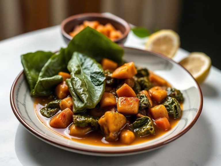 Pumpkin Leaf and Groundnut Stew