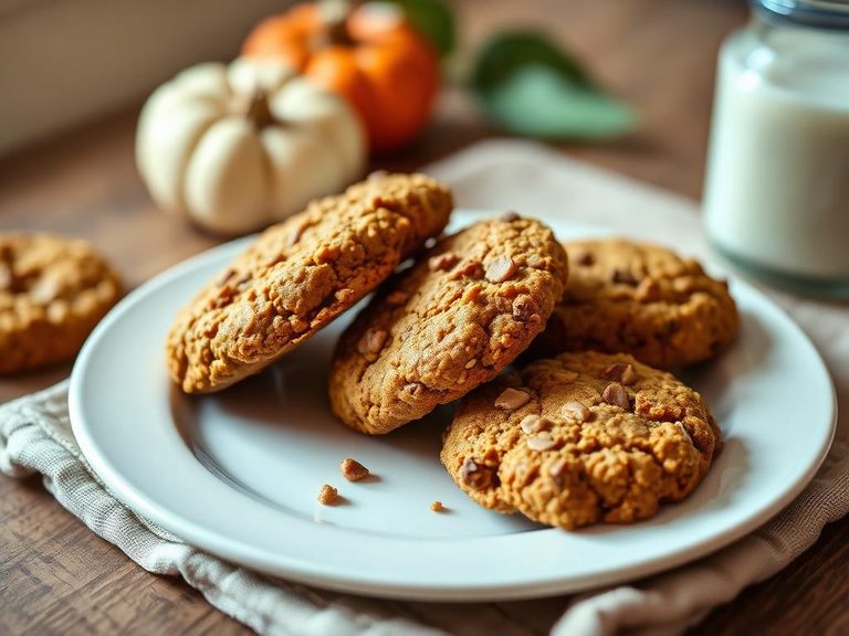 Pumpkin Oatmeal Cookies