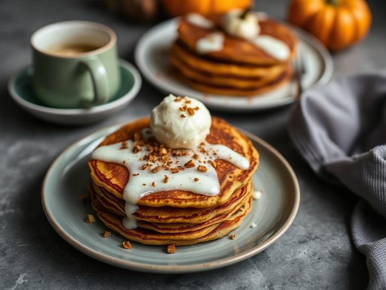 Pumpkin Ricotta Pancakes