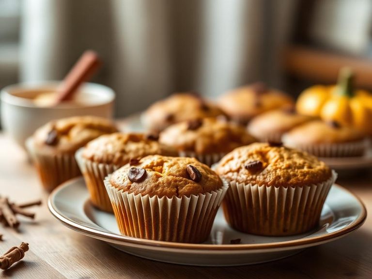 Pumpkin spice muffins