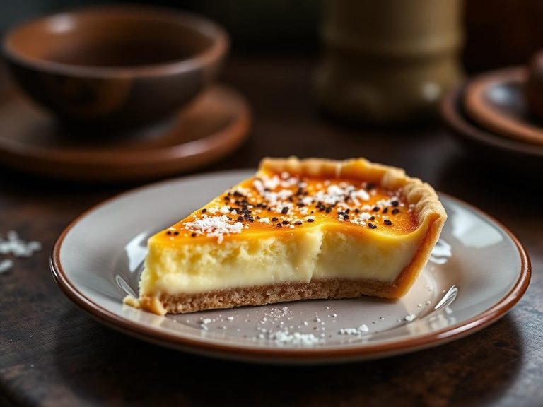 Queijadinha (Brazilian coconut custard tart)