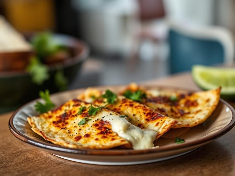 Quesadilla de Espinaca y Queso