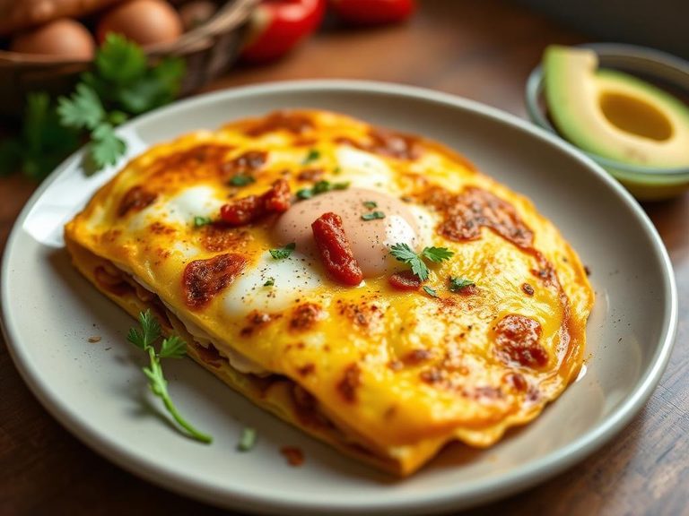 Quesadilla de Huevo con Chorizo