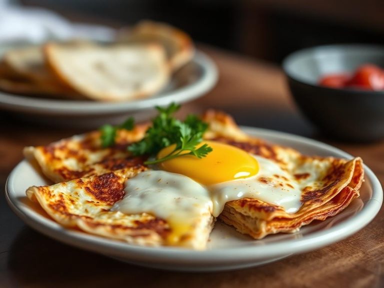 Quesadilla de Queso con Huevo