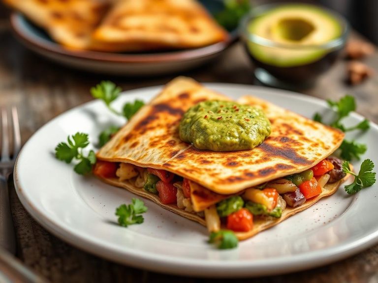 Quesadilla with Guacamole