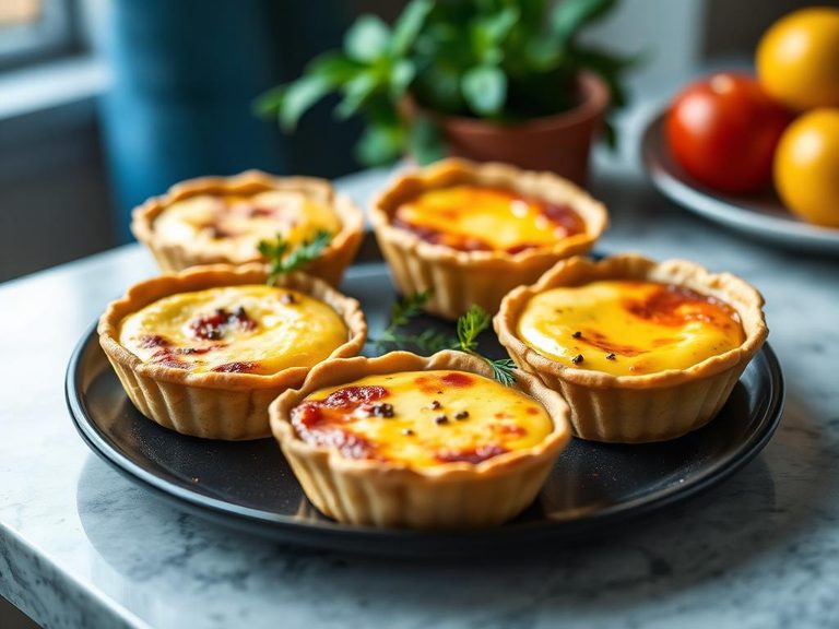Quiche and savory custards