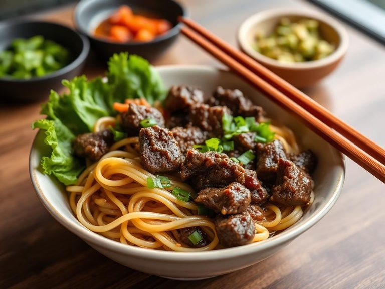 Quick Beef & Noodle Bowl