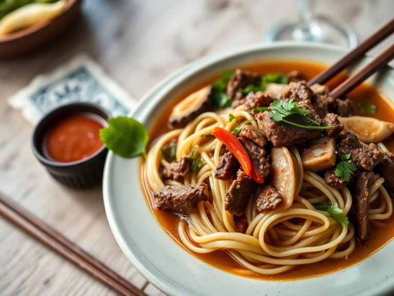 Quick Beef Noodle Stew