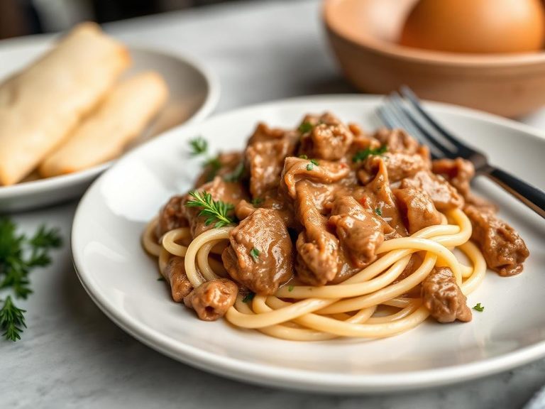 Quick Beef Stroganoff