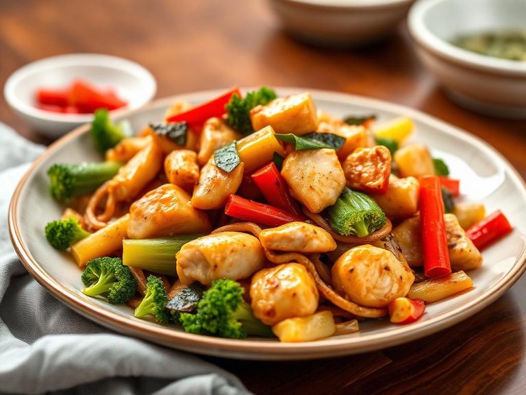 Quick Chicken and Veggie Stir-fry
