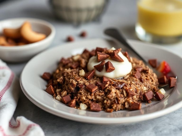 Quick Chocolate Oatmeal Alternative
