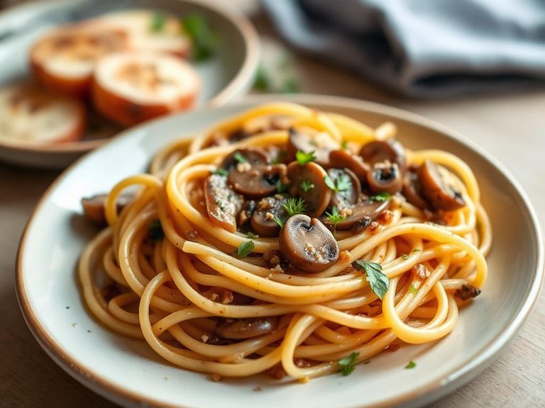 Quick Mushroom Pasta Sauce