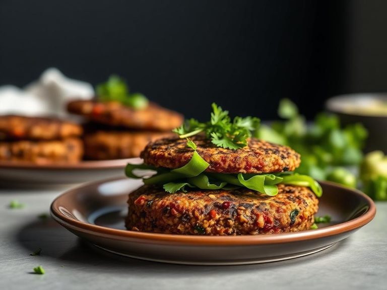 Quinoa and Black Bean Burger Patties