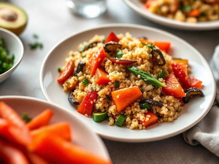 Quinoa and Vegetable Stir-fry