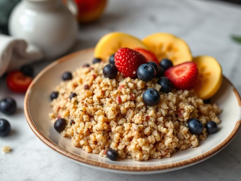 Quinoa Breakfast Porridge with Fruit