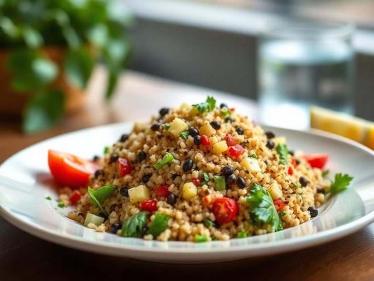 Quinoa Salad with Lemon Vinaigrette
