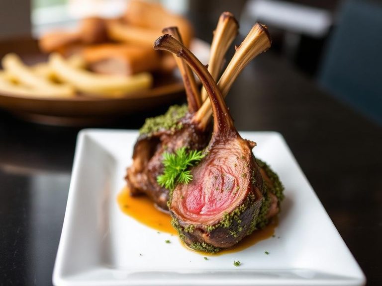 Rack of Lamb with Herb Crust