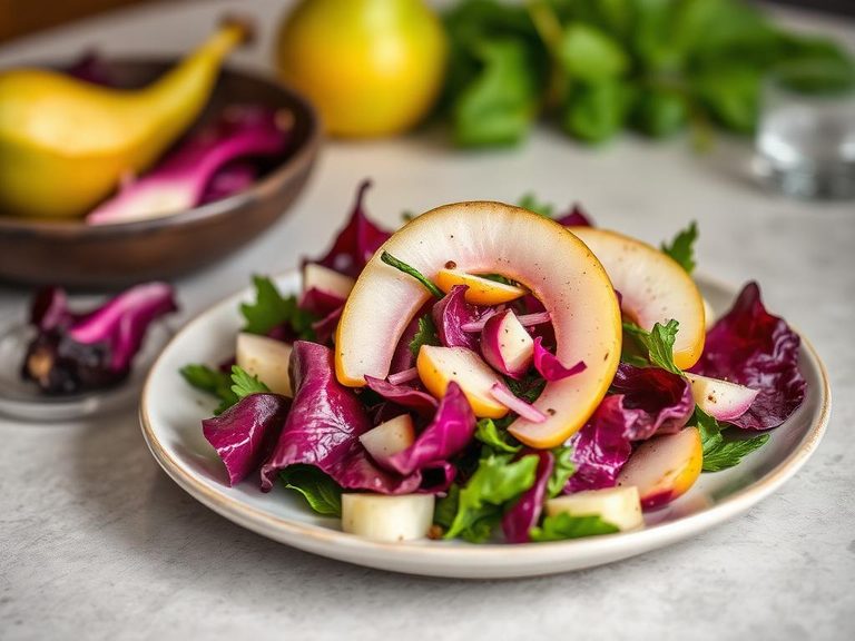 Radicchio and Pear Salad