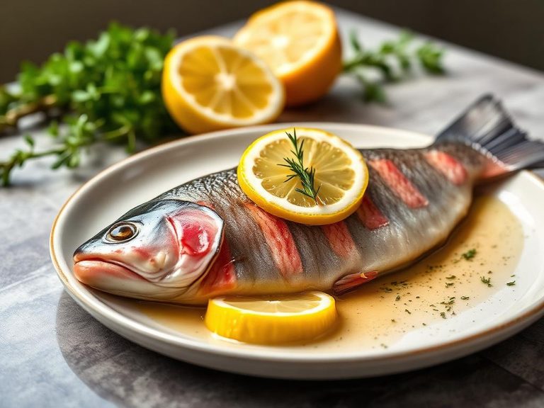 Rainbow Trout with Lemon and Herbs