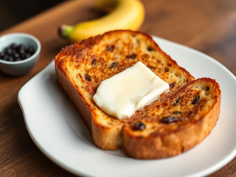 Raisin Toast with Butter