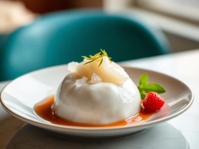 Rambutan & Coconut Milk Dessert