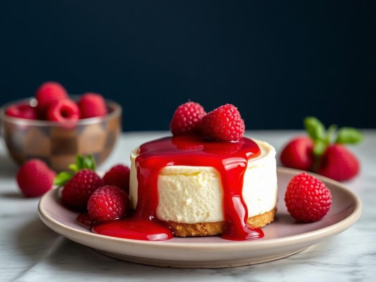 Raspberry Coulis for Cheesecake