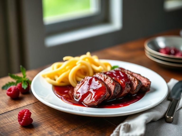 Raspberry Glaze for Meats