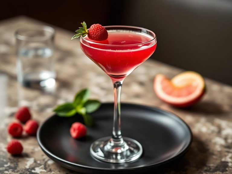Raspberry Martini