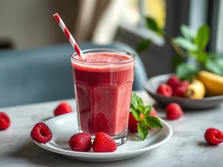 Raspberry smoothie