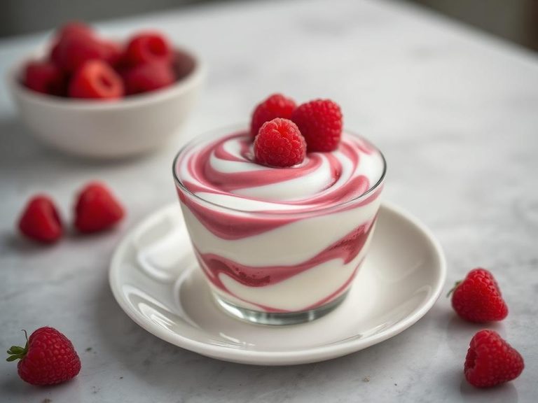 Raspberry Swirl Yogurt