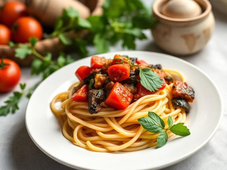 Ratatouille with Pasta