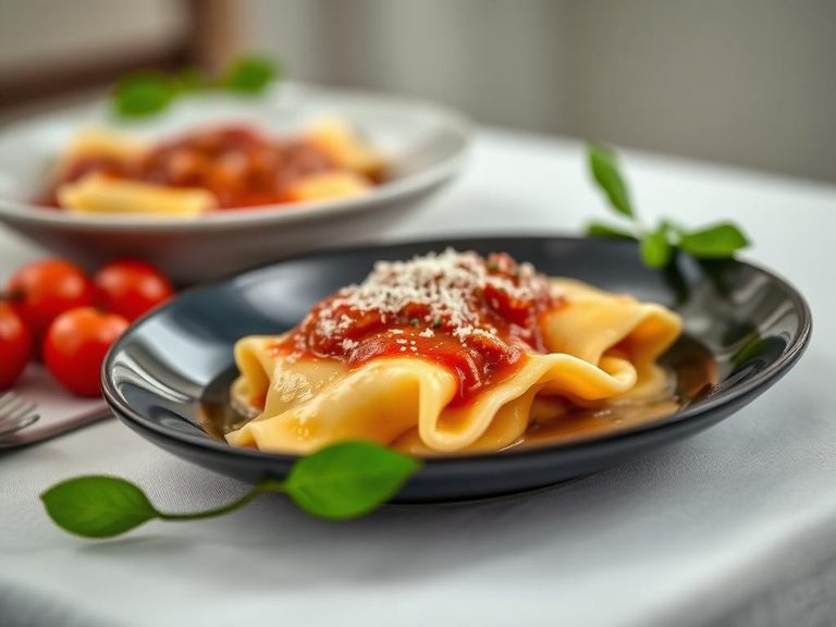 Ravioli con Fonduta