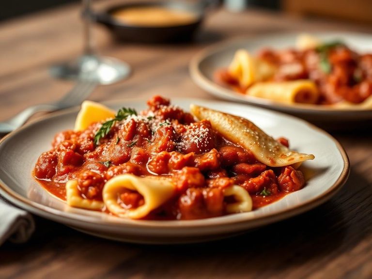 Ravioli con Ragù