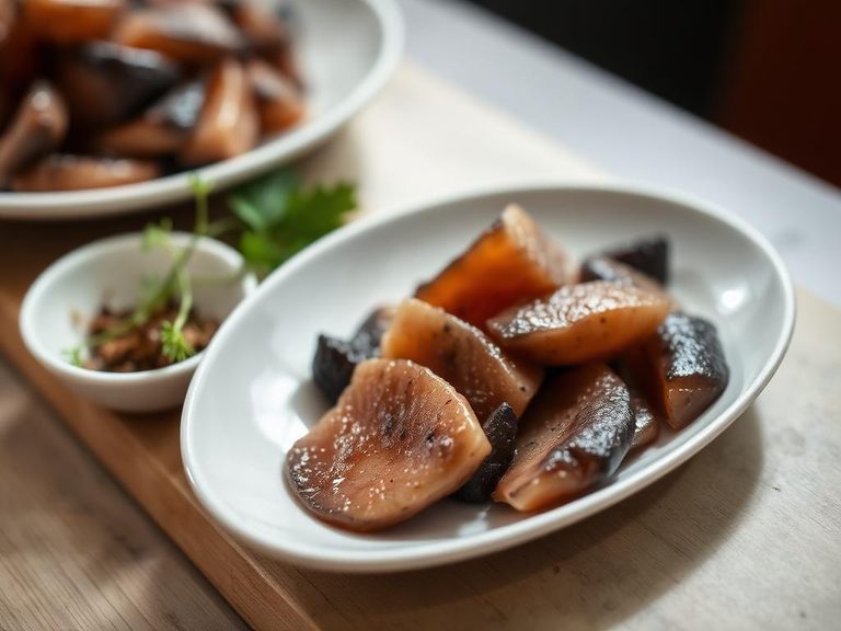 Raw or fermented sea liver preparations