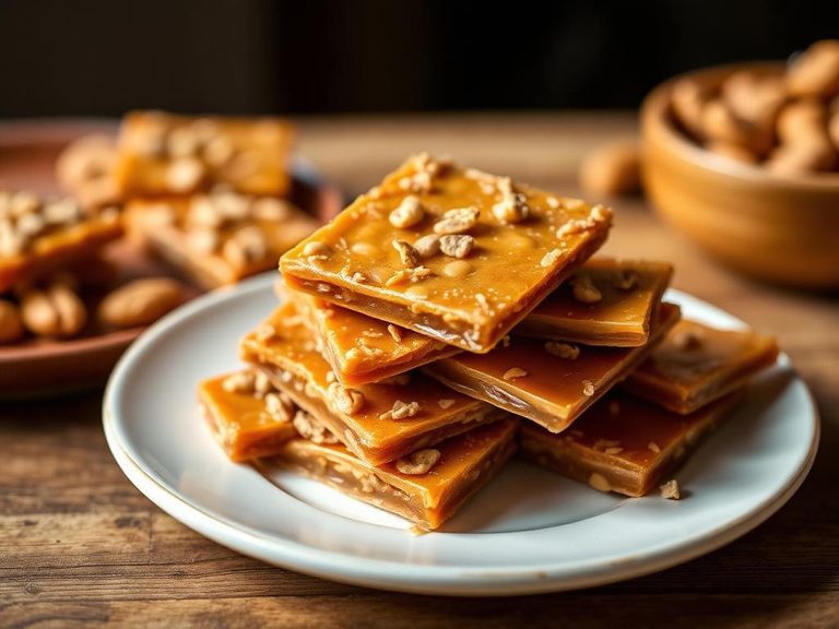 Raw Peanut Brittle