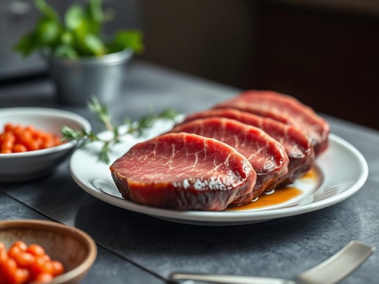Raw seal meat