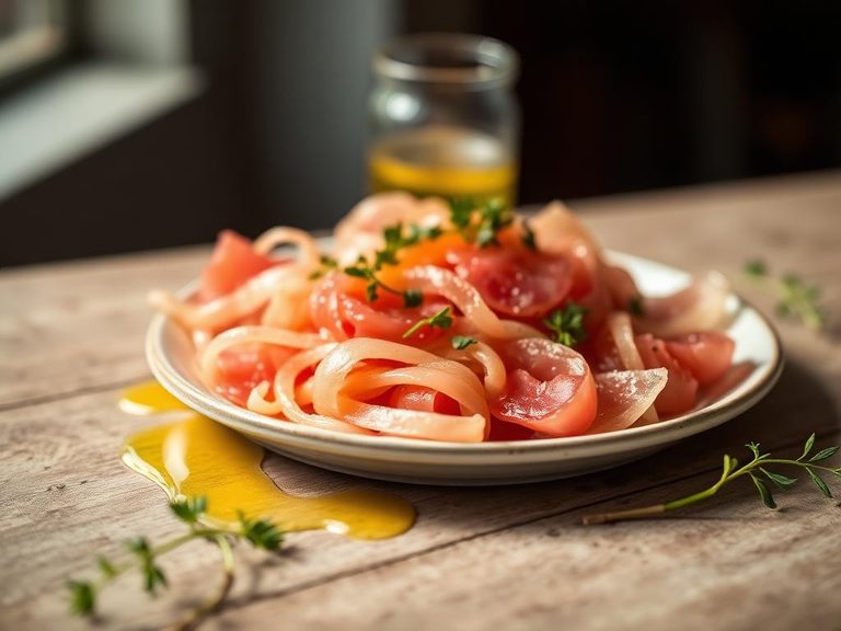 Raw with oil and vinegar