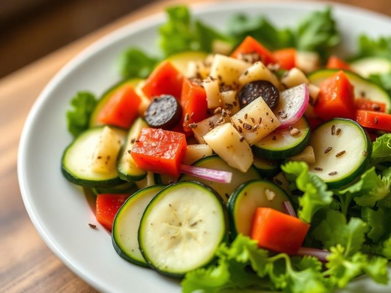 Raw Zucchini Salad