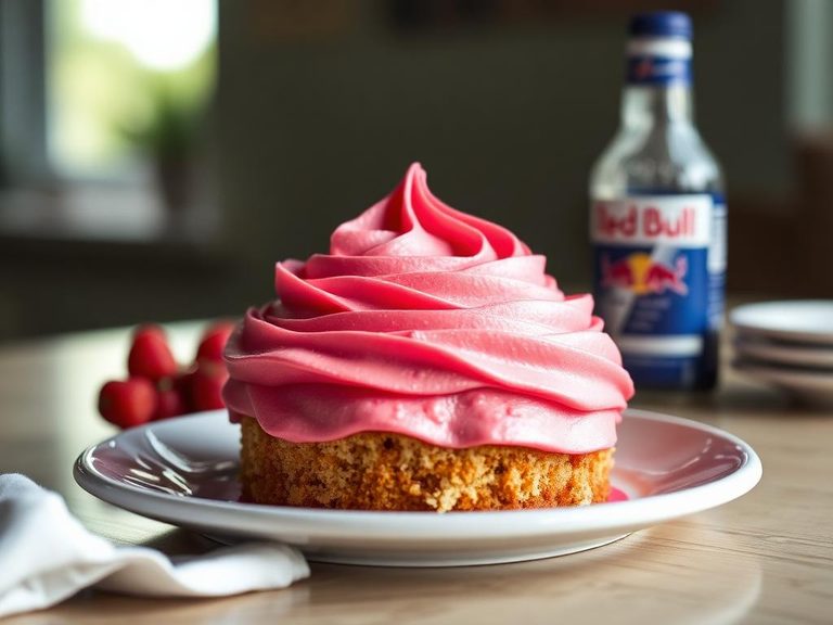 Red Bull cake frosting