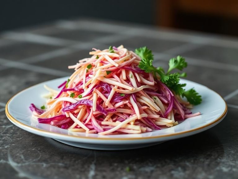 Red Cabbage Coleslaw