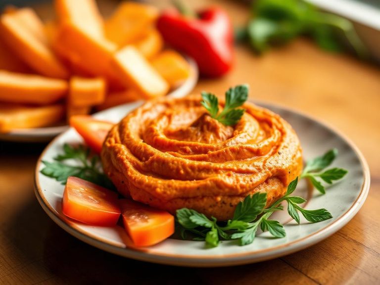 Red pepper hummus