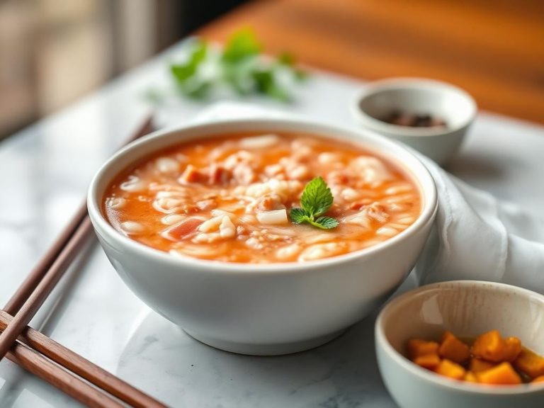 Red Rice Porridge (Congee)