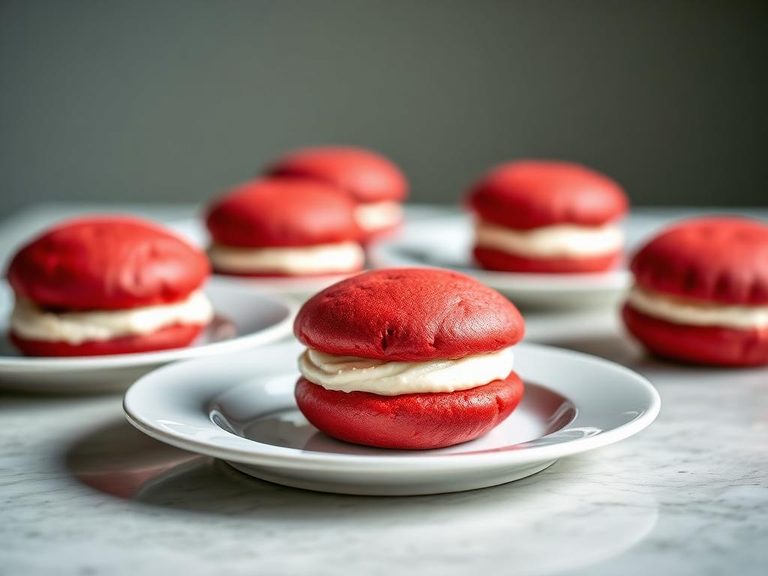 Red Velvet Whoopie Pies