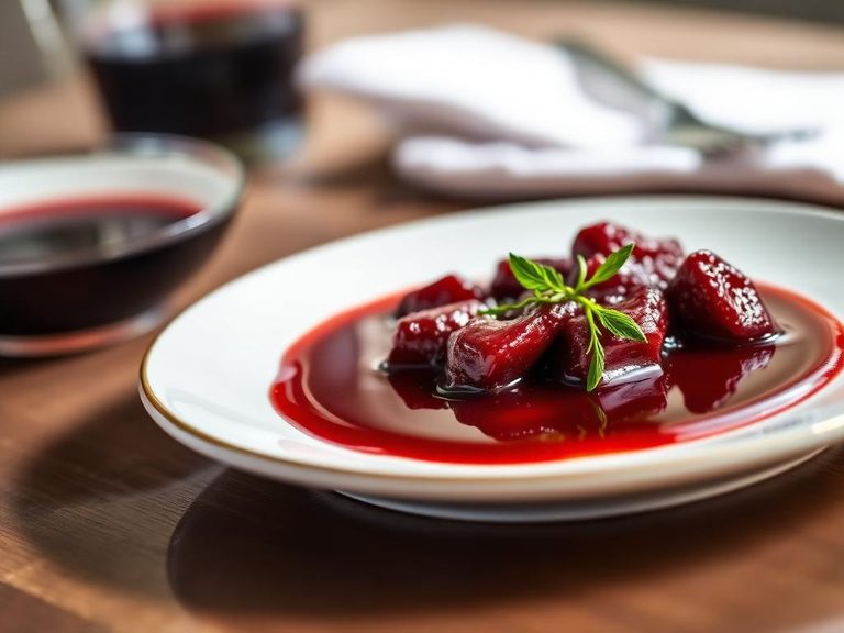 Red Wine Reduction Sauce